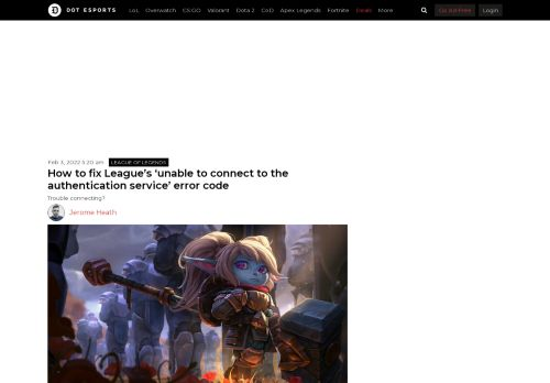 League of Legends: Unable to connect to session service error fix -  GameRevolution