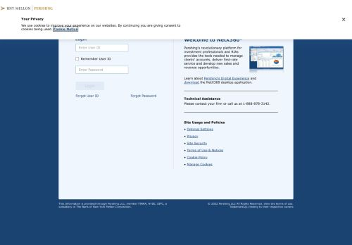 Pershing Netx360 Login