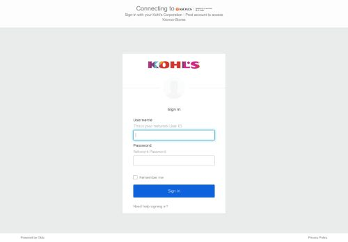 Kohls Kronos Login