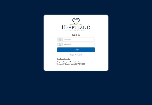 Heartland Dental Login