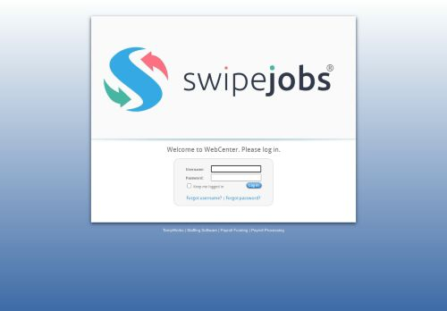 Webcenter Tempworks Login