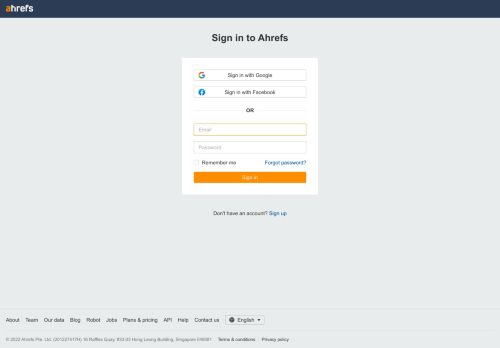 Ahrefs Login Free