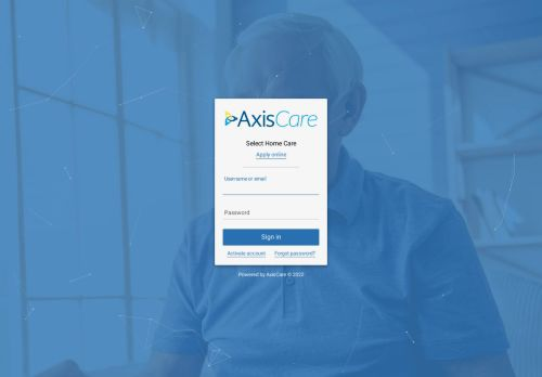 Axiscare Login