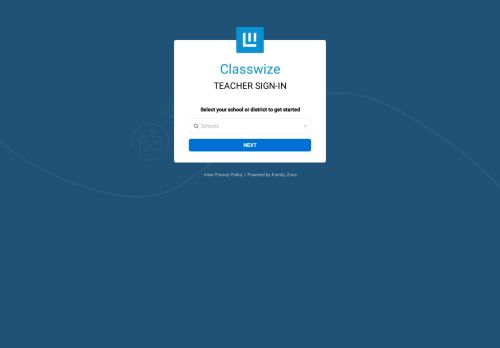 Classwize Student Login