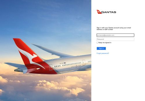 staff travel qantas login