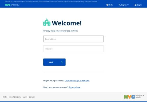 School Myschools Nyc Login