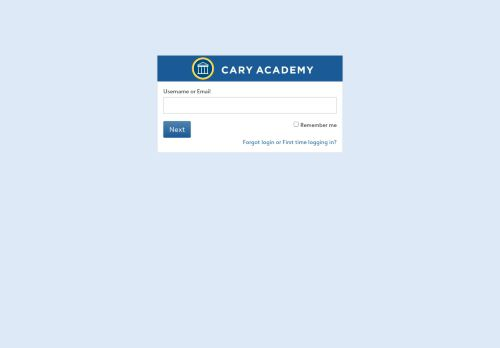 Blackbaud Cary Academy Login