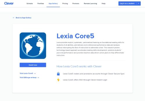 Lexia Core 5 Login With Clever