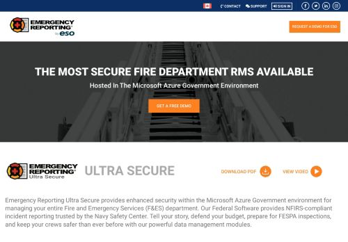 Emergency Reporting Ultra Secure Login