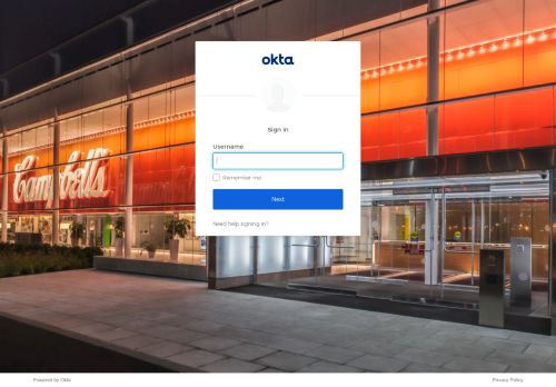 Campbell s Soup Okta Login