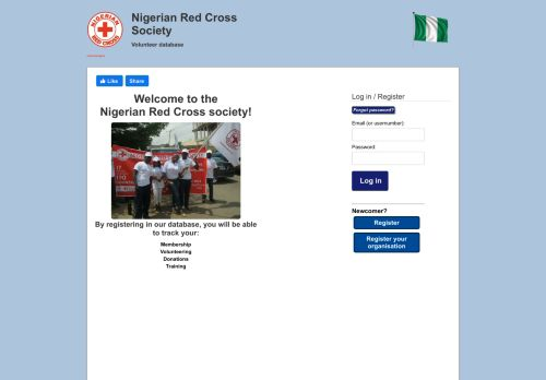 Nigerian Red Cross Database Login