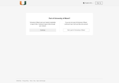 University Of Miami Box Login