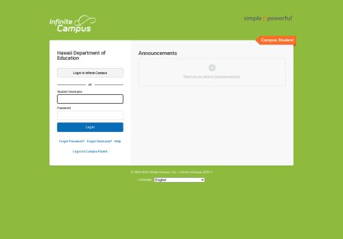 Infinite Campus Hawaii Login