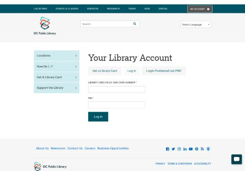 Dc Public Library Login