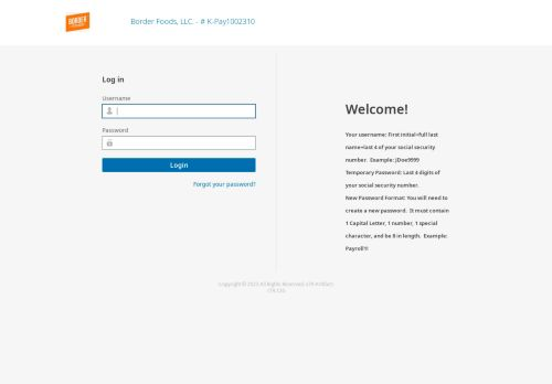 Kpay Login Border Foods