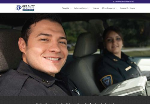 Leader in Off Duty Management & Off Duty Police Jobs