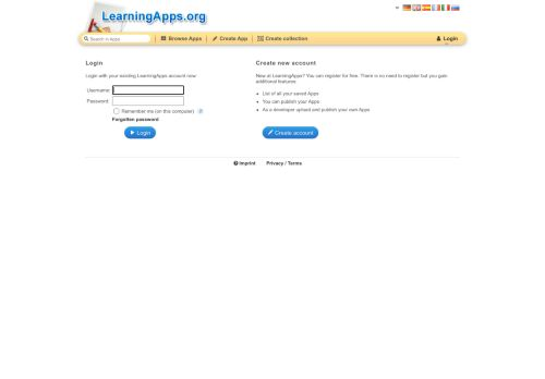 Www Learningapps Org Login