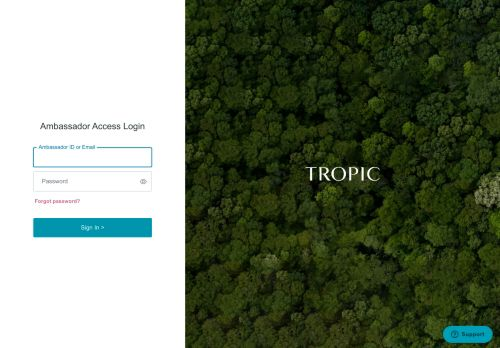 Tropic Ambassador Login