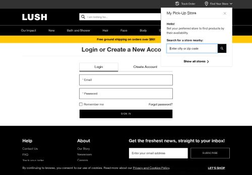 Lush Stories Login