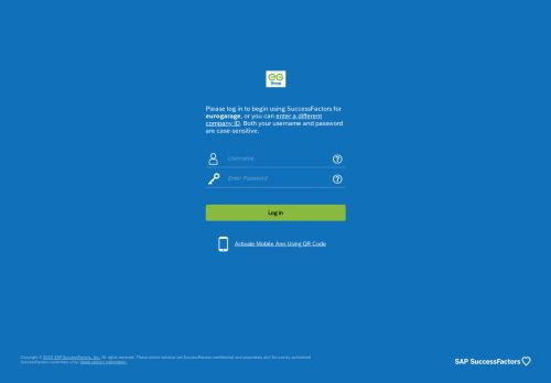 Euro Garages Success Factors Login