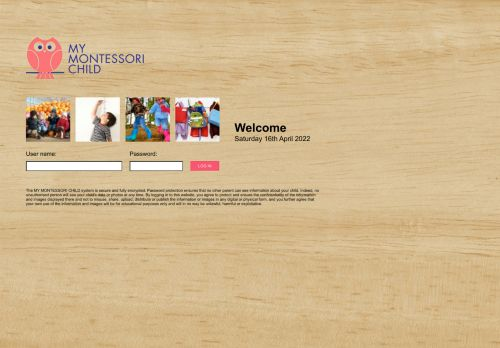 My Montessori Child Parent Login