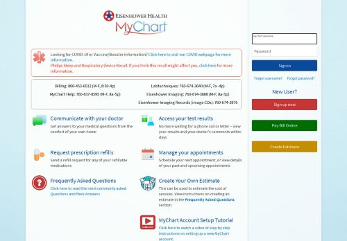 Eisenhower Mychart Login