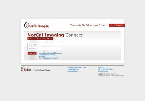 Norcal Imaging Login