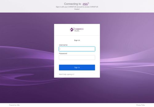 Christus Okta Login